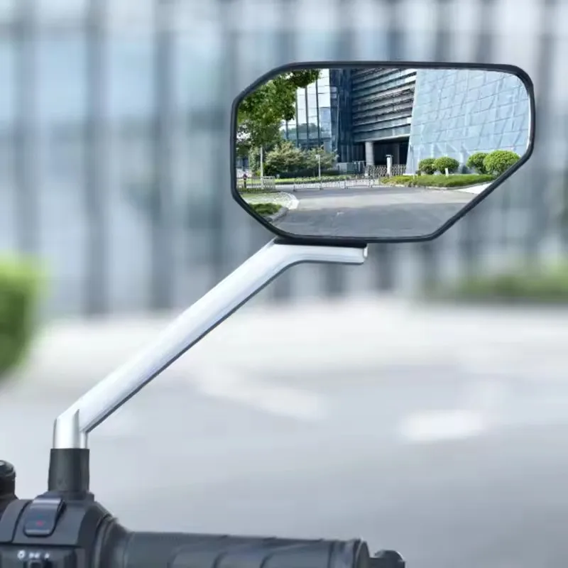 8mm Motorcycles Rearview Mirror Side Mirror For Safety View Turning Left Right Mirror Adjustable Mini Autocycle Rear View