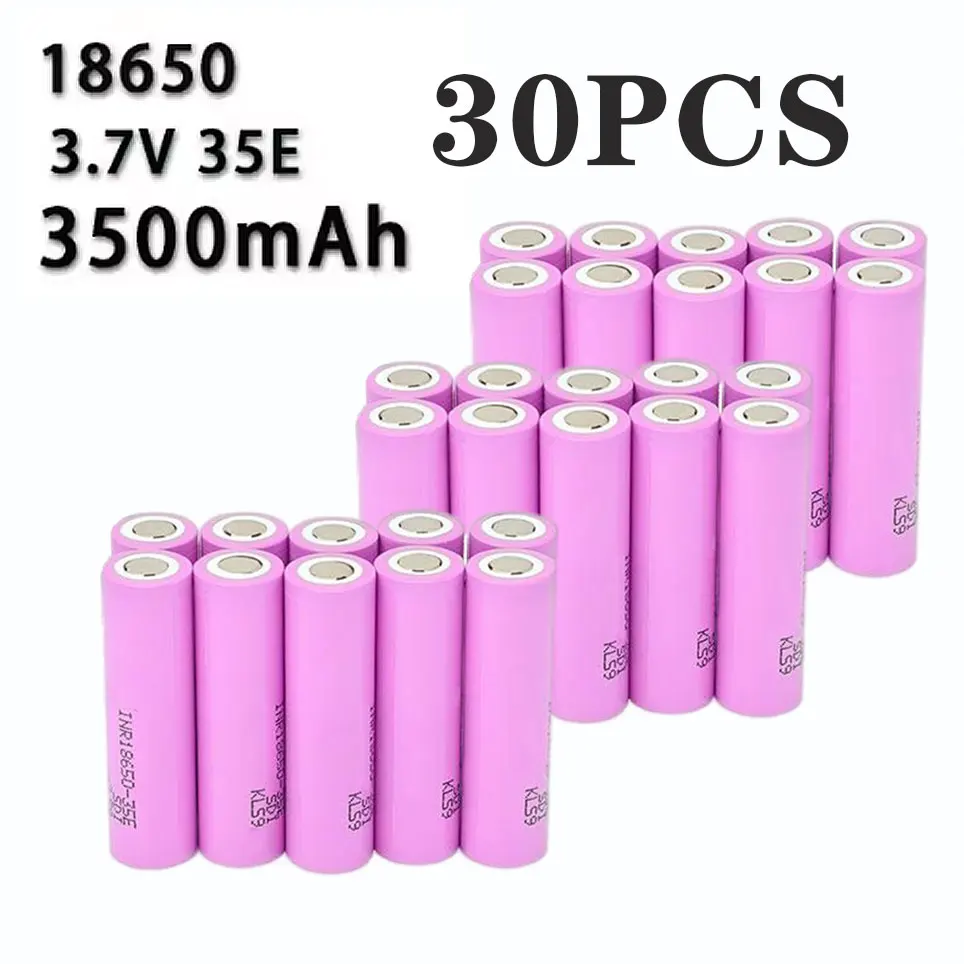 Für 35E Power 18650 Lithium-Batterie 3500 mAh 3,7 V 25 A Hochleistungs-Elektrowerkzeuge INR18650