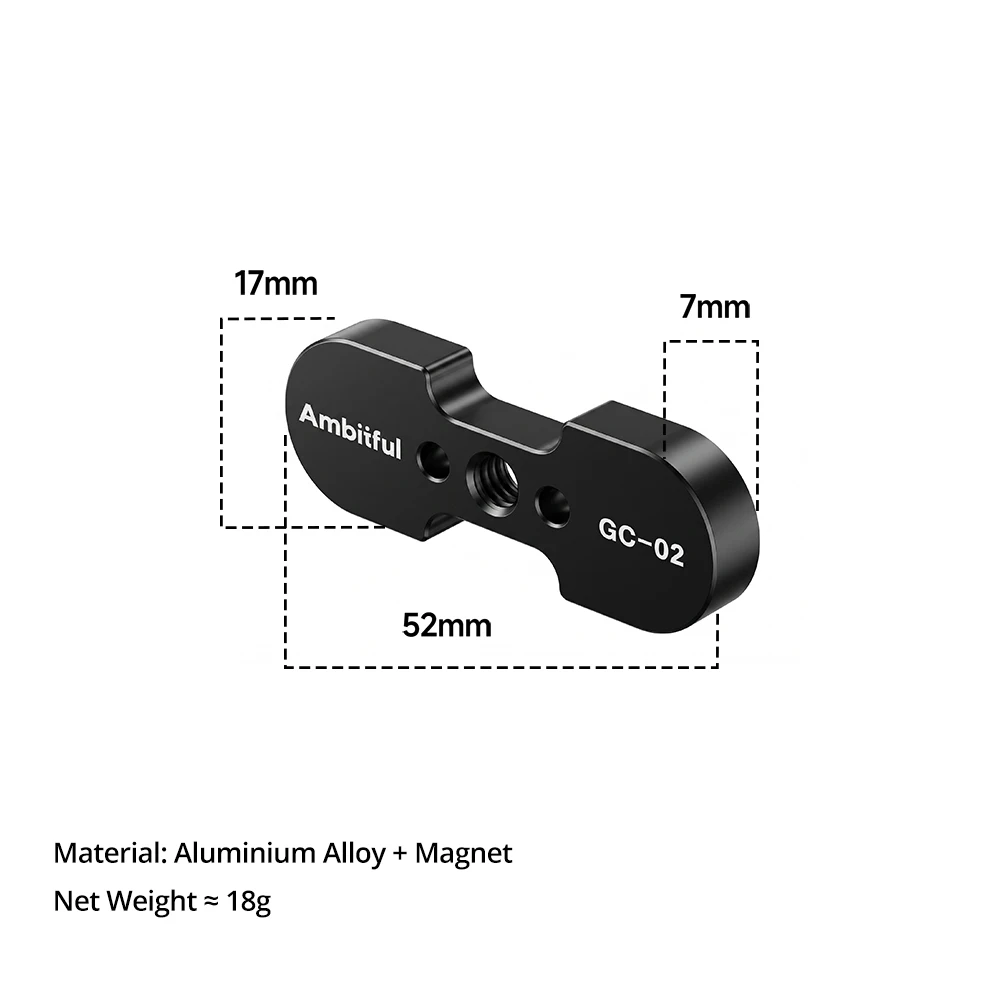 Ambitful GC-02 Magnetic Peanut Base 1/4