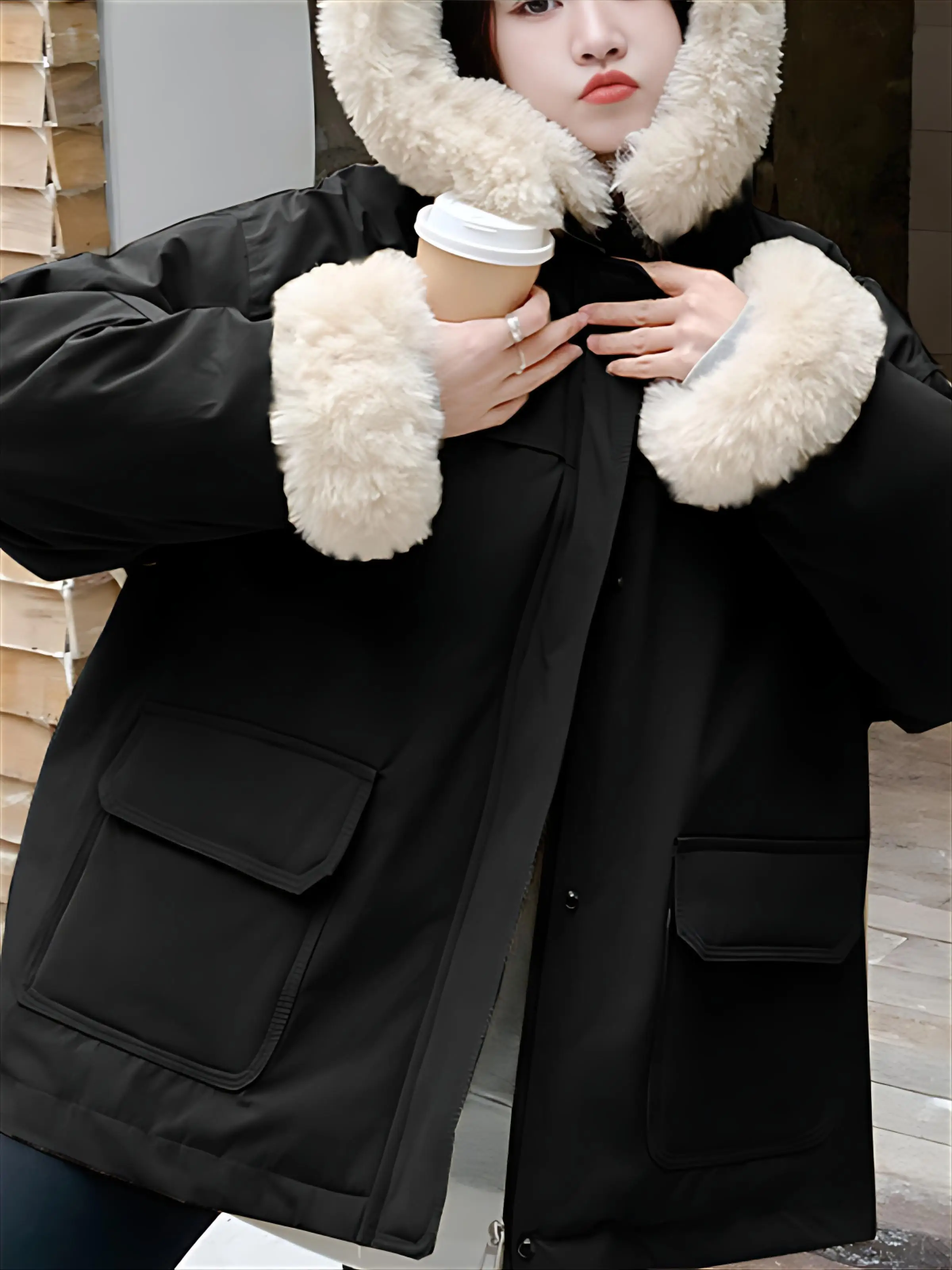 

Женская осенняя парка оверсайз Verde: свободный крой, на шнурке, яркая, оригинальная, теплая, средней длины, окрашенная, хит продаж