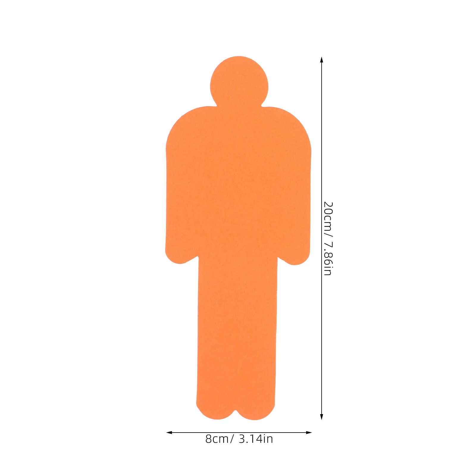 Papel de colores con forma de personas de doble cara para niños, suministros de dibujo artesanal para manualidades, pintura artística, uso escolar, 150 Uds.