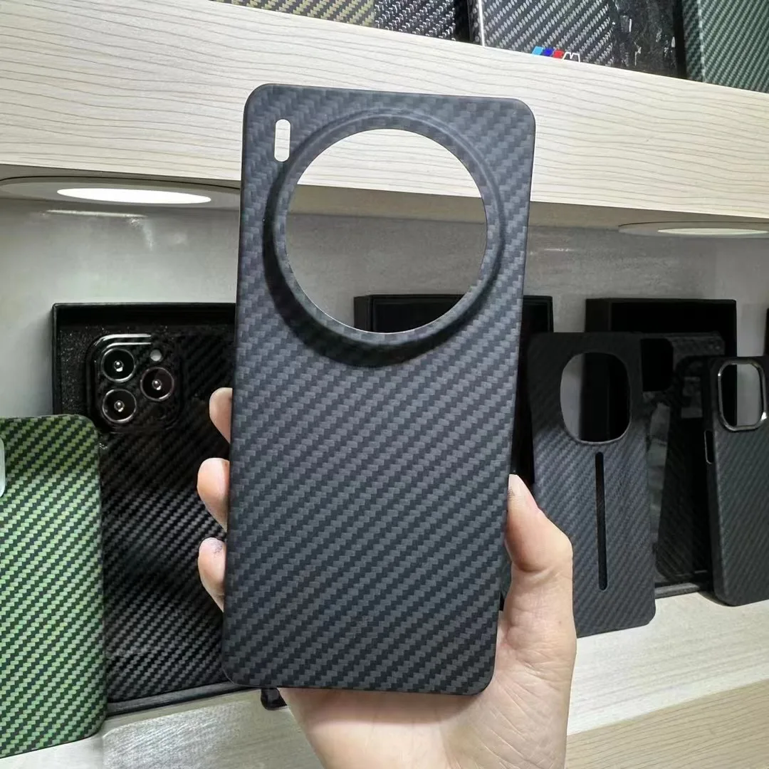 Carbon Fiber Case for Nubia Z50S Pro Shockproof Ultrathin Aramid Fiber Cover Phone Case Accessories