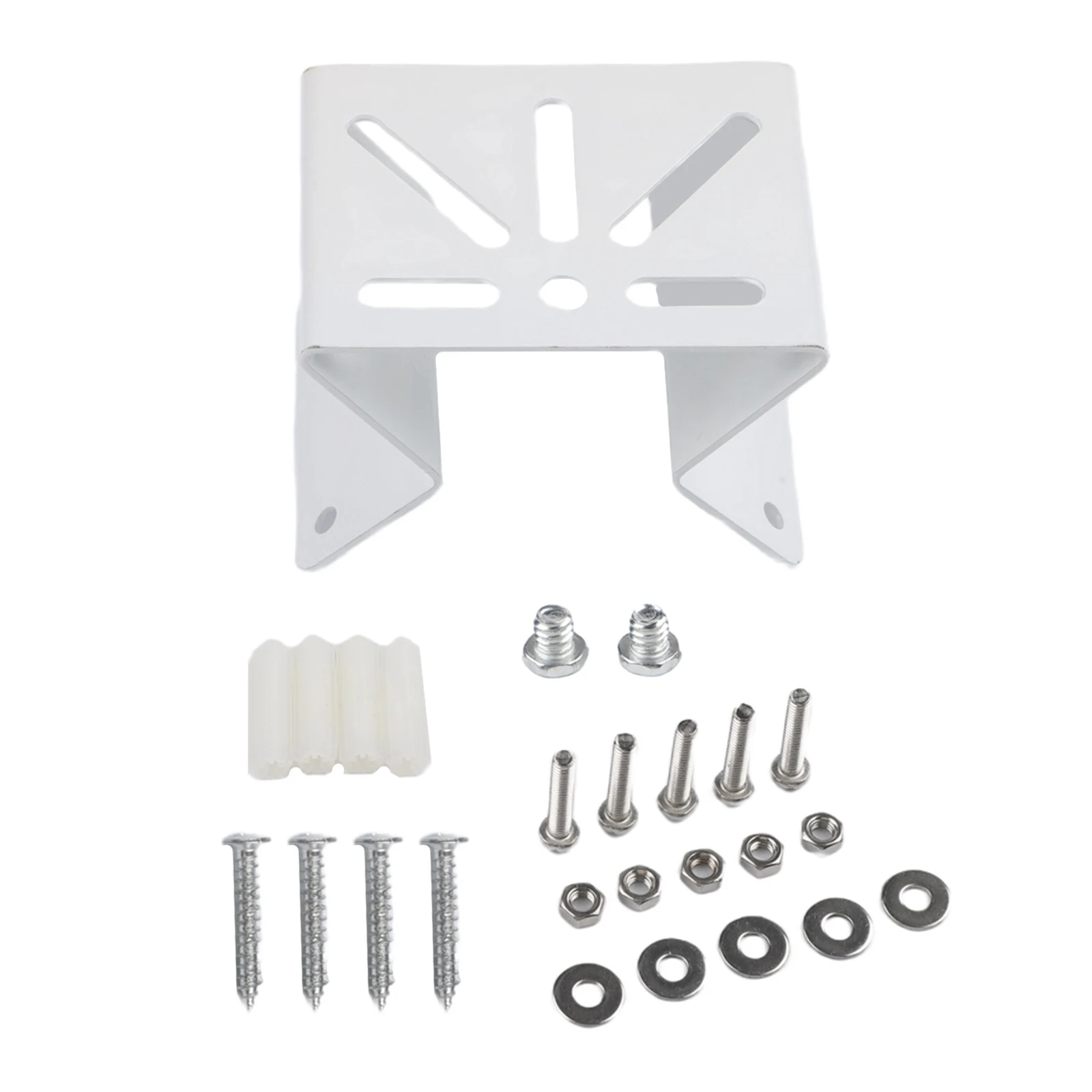 Indoor Installation White Corner Mount Bracket Optimized Camera Viewing Angle Brackets Wall Corner Bracket Metal Construction
