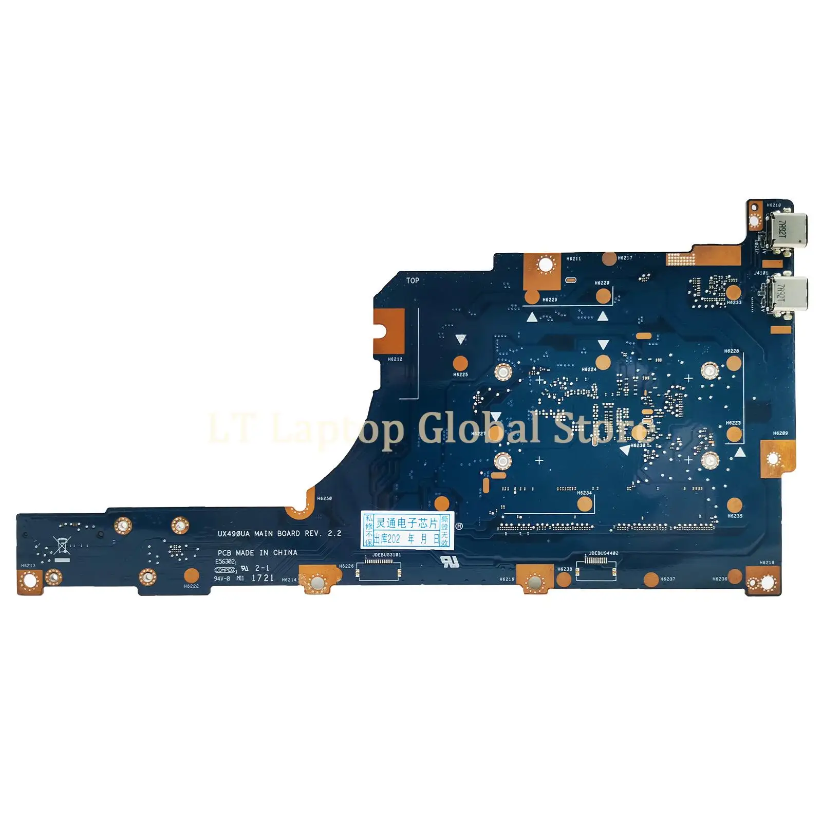 Imagem -03 - Placa-mãe Portátil para Asus Zenbook Ux490uak Ux490 Ux490ua Ux490uar Cpu i5 i7 7ª 8ª Geração 8g 16g Ram