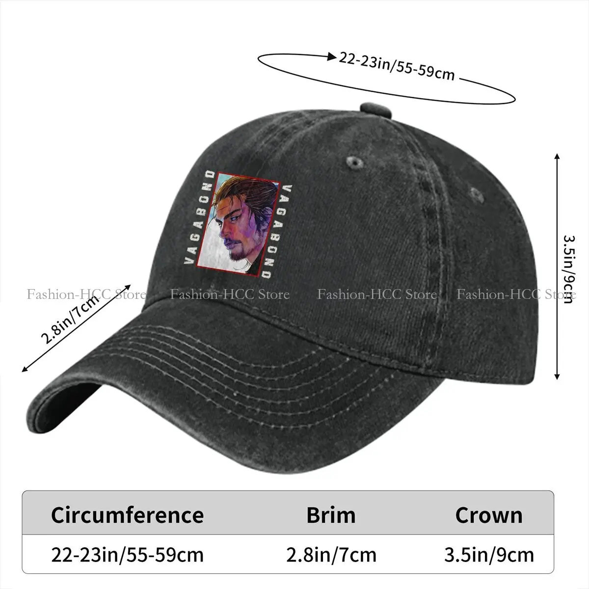 Summer Cap Sun Visor Vagabond Cool Man Hip Hop Miyamoto Musashi Japanese Samurai Cowboy Hat Peaked Hats