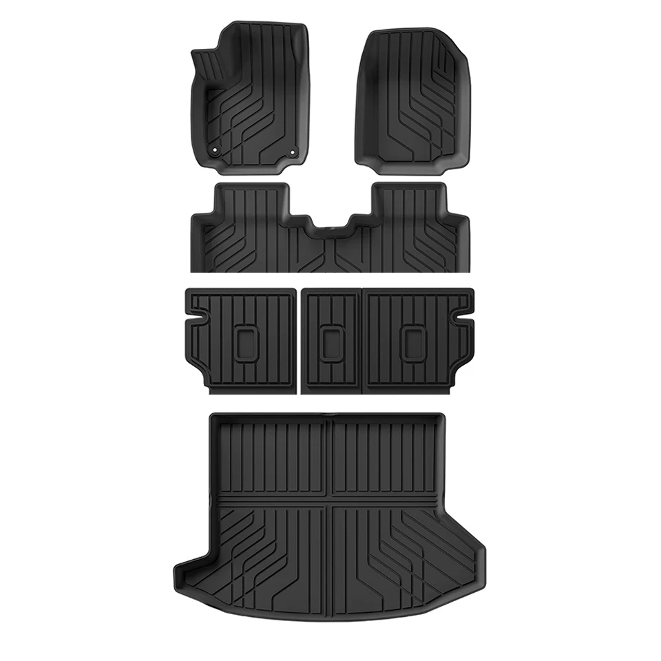 

Car Trunk Mat For Chevrolet Trailblazer Equinox 2025 TPE Floor Mats All Weather Backrest Mat Rear Trunk Pads Cargo Liner Pads