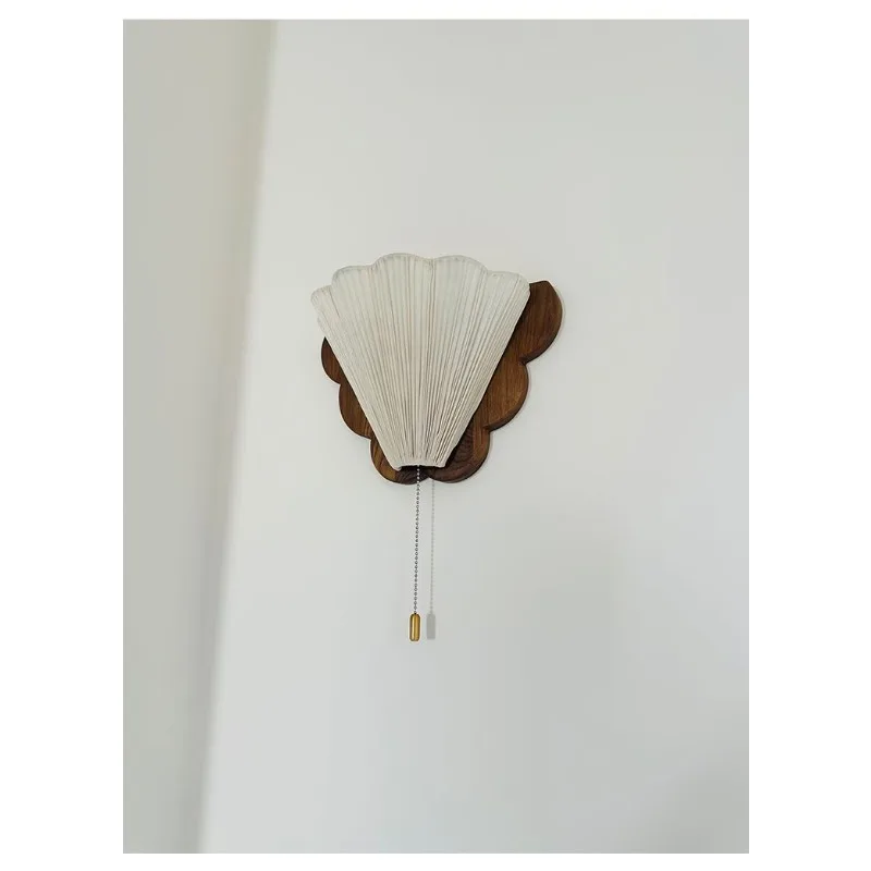 

Oriental Song Dynasty Aesthetic Mid Century Retro Ceramic Wall Light for Bedroom Doorway Staircase Sofa Background Wall Led