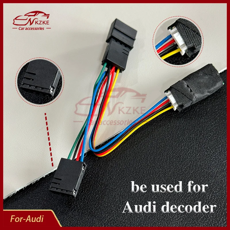 For Audi A3 A4 A5 A6 A7 Q5 R8 Old Upgraded New Steering Wheel Decoder Without Welding