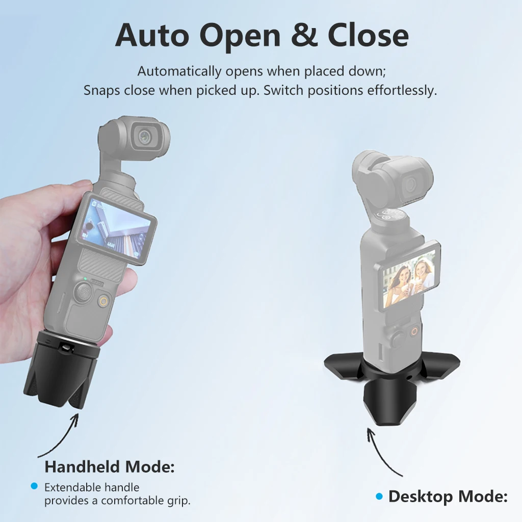 Mini-Stativ für DJI OSMO Pocket 4 3 Gimbal /Insta360 X4/X3/ACE Pro/Gopro 13 Ersatzteile Stativ für Handheld-Gimbal-Kamera – Detail 5