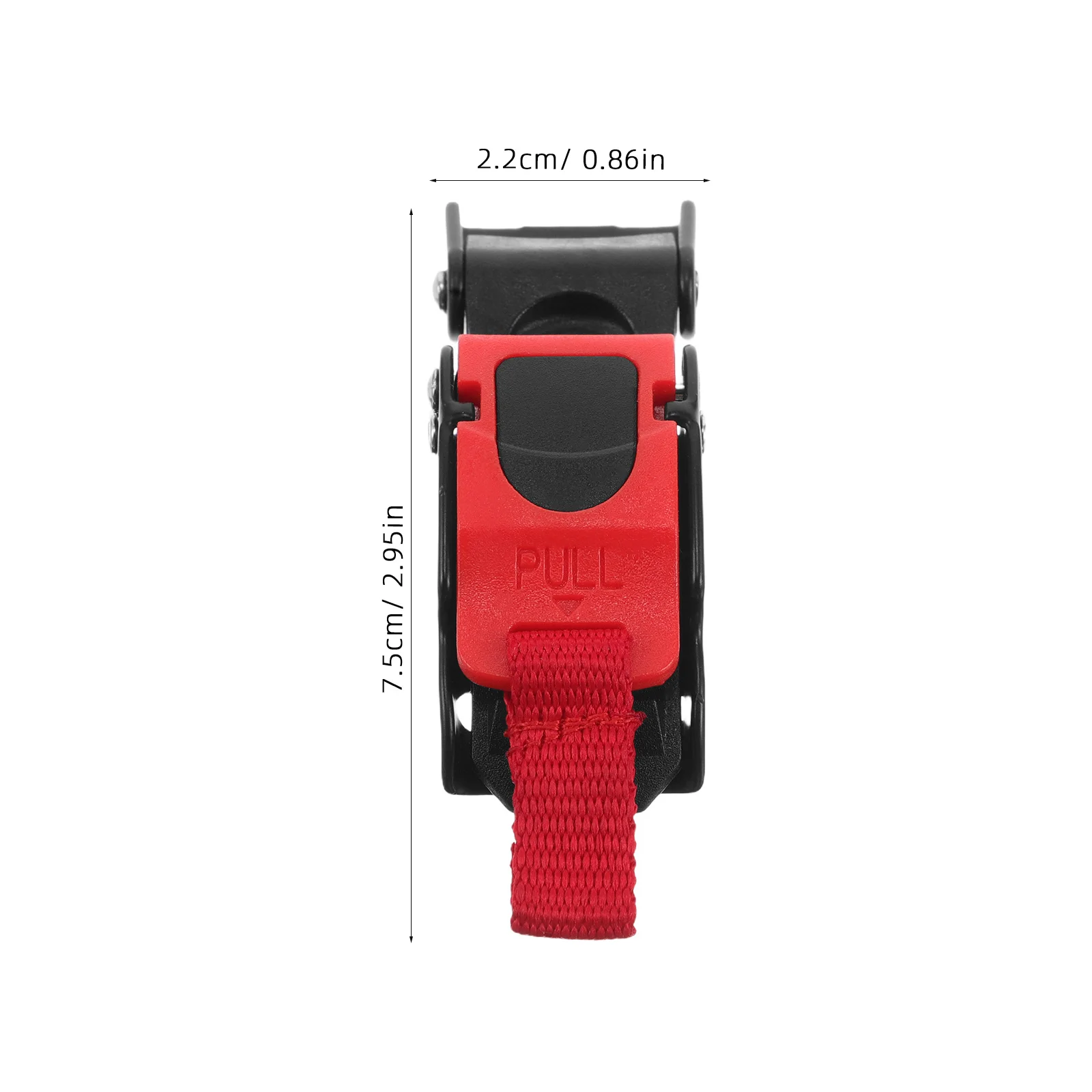 Kit de hebilla de liberación rápida Universal, sujetador seguro para motocicleta, bloqueo duradero, correa de repuesto, Clip, accesorio de seguridad