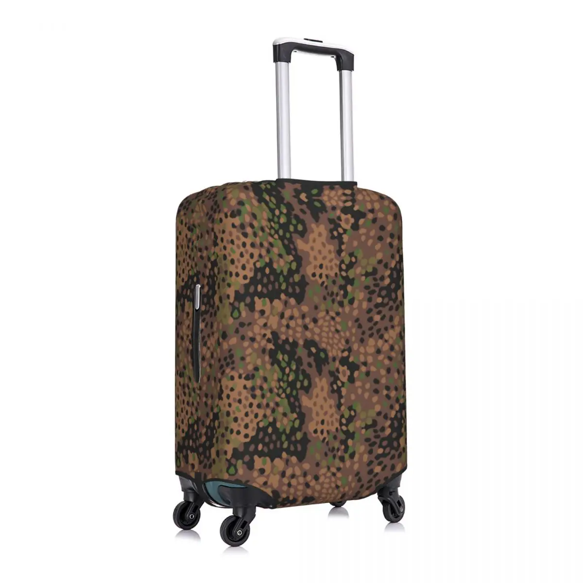 Custom Pea Dot Military Camo Luggage Cover Elastic Army Tactical Camouflage Travel Suitcase Protective Covers Fits 18-32 Inch