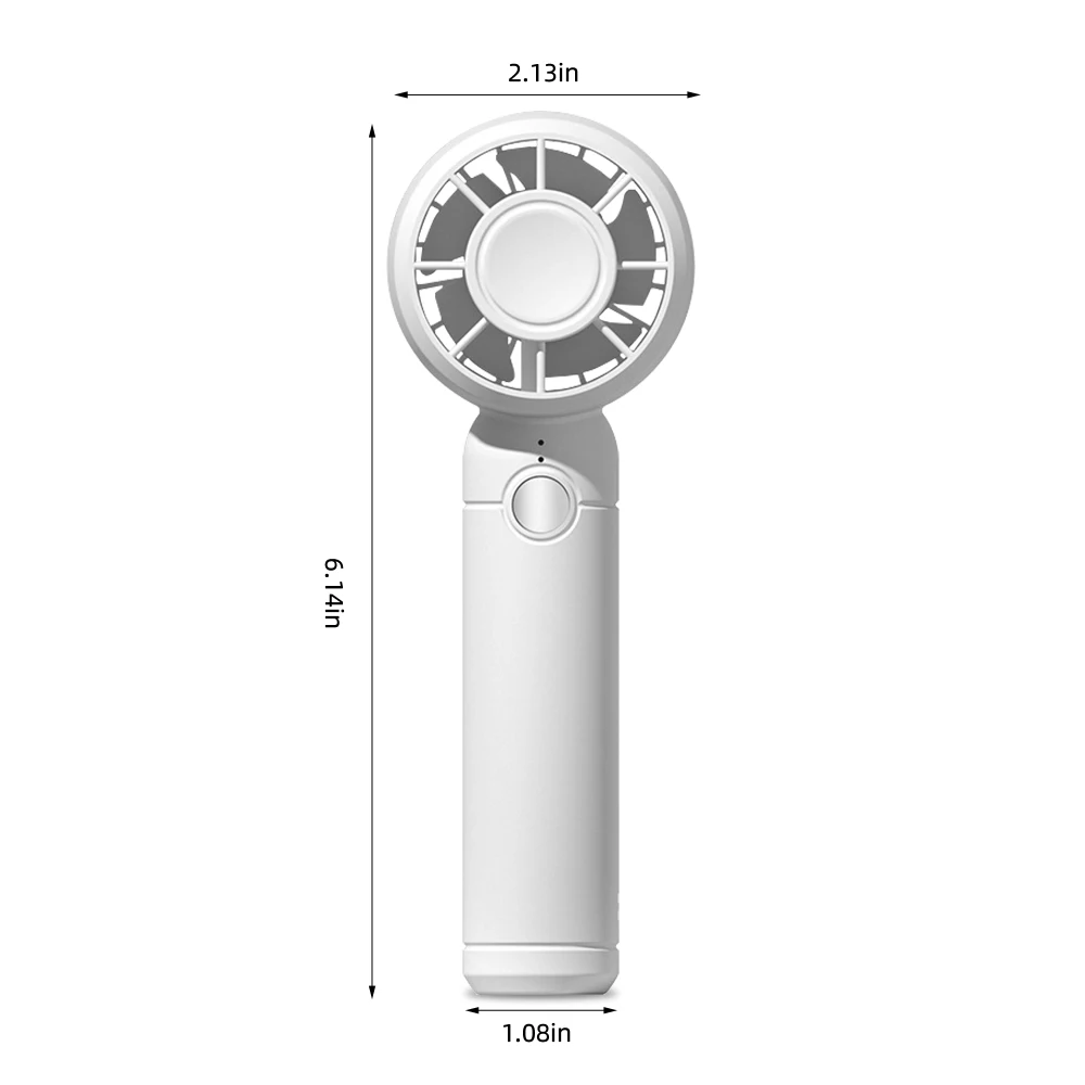 

Mini Refrigeration Fan USB Rechargeable Lightweight Powerful for Desk Car Camping