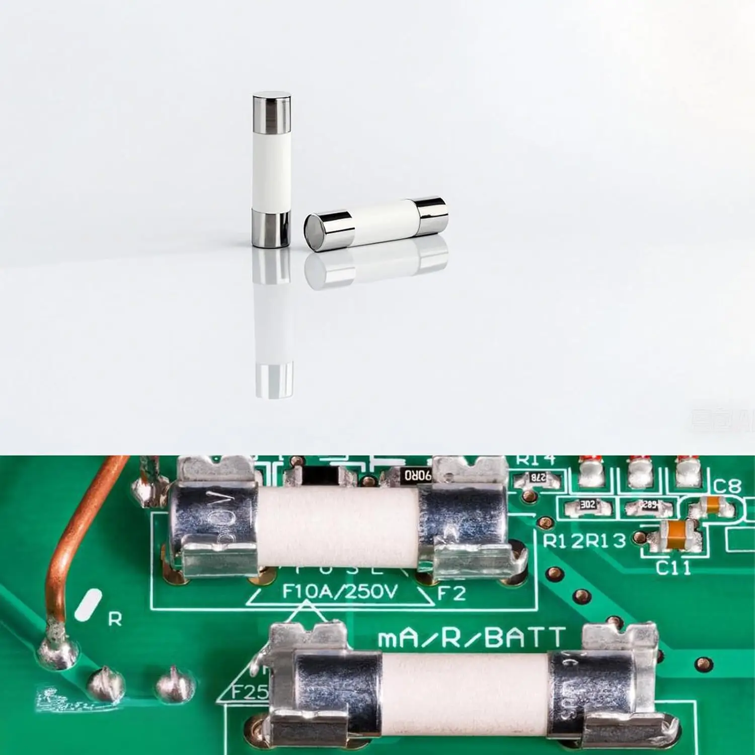 10PCS Ein Verkauf 6*30mm Flinke Rohr Sicherungen 250V 0,5 A 1A 2A 3A 4A 5A 6A 8A 10A 15A 20A 25A 30A AMP Sicherung Keramik Schmelzbaren 6x30 – Detail 7
