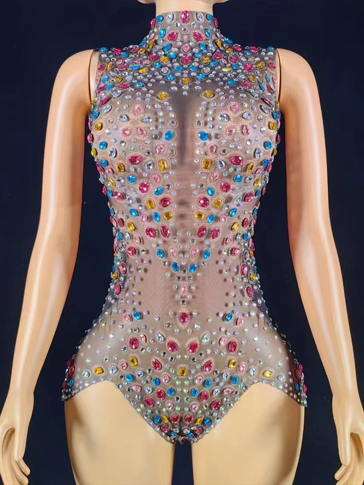 combinaison-elastique-en-maille-haute-qualite-estampage-a-chaud-couleur-diamant-perspective-sexy-nouvelle-mode-vetements-personnalises-pour-femmes-2025