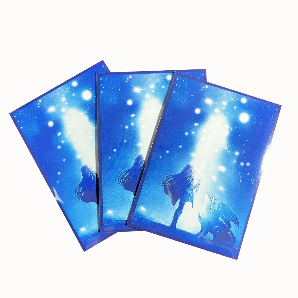 

63X90MM 60PCS YGO Japanese Size Card Sleeves Printing World Legacys Contin Board Game Trading Card Sleeves Photo Card Protecter