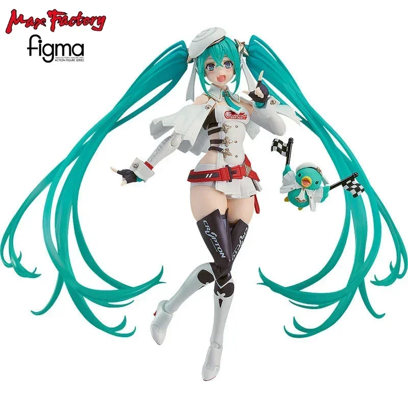 

In stock MF Max Factory Figma SP-161 Racing Miku Action Figut Miku Collectible Model Statue Decoration Gift 15 cm