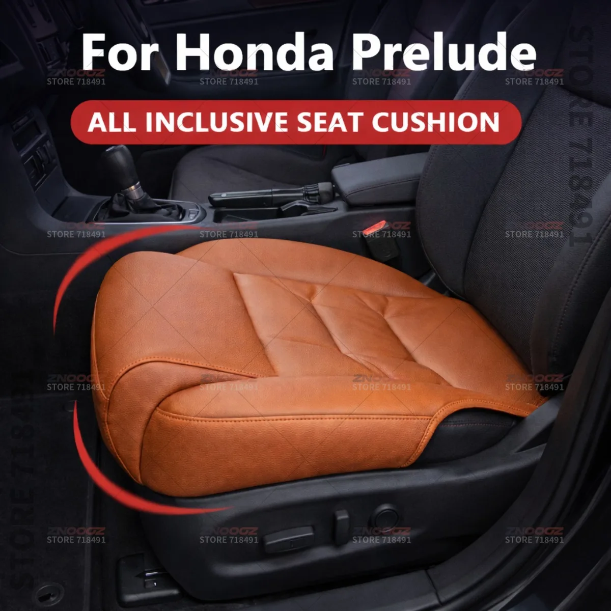 

For Honda Prelude Car Seat Leg Support Extension Seat Cover Memory Foam Extender Cushion Interior Accessories