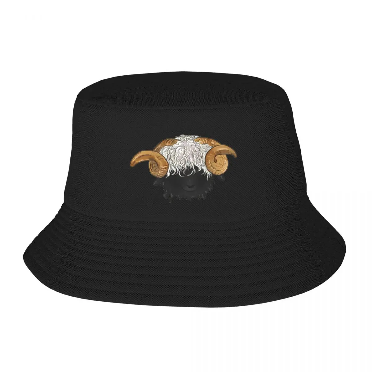 Valais Blacknose Sheep Bucket Hat Icon custom Hat Golf Hat Man Mens Women's