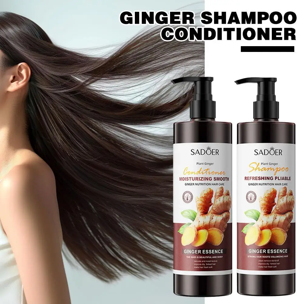 

Ginger Essential Oil Shampoo Hair Care Thick Loss Styling Conditioner Fast Repair Growing Product Hair Treatmen P5K3