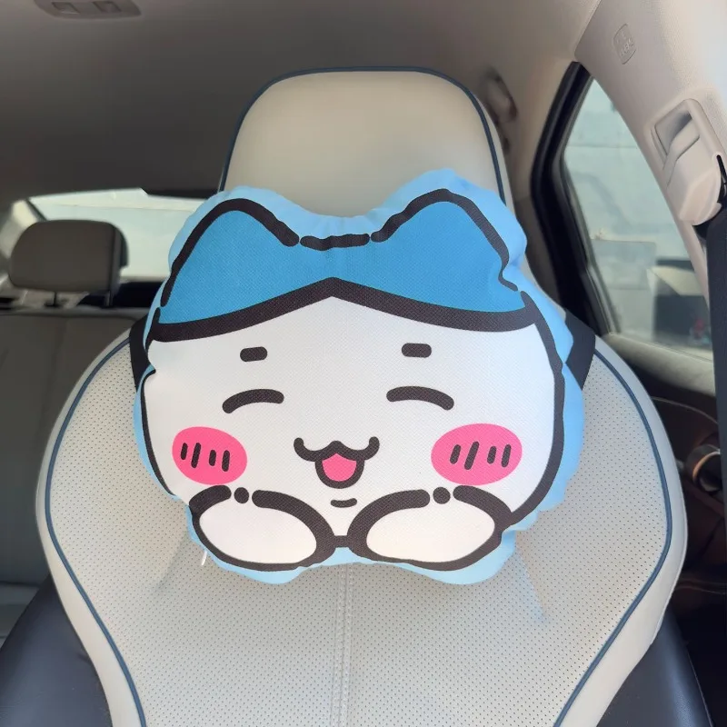 Jikikawa Cute Car Headrest - Car Seat Neck Support Pillow Kawai headrest cushion for reclining chair Comfortable and practical view 3