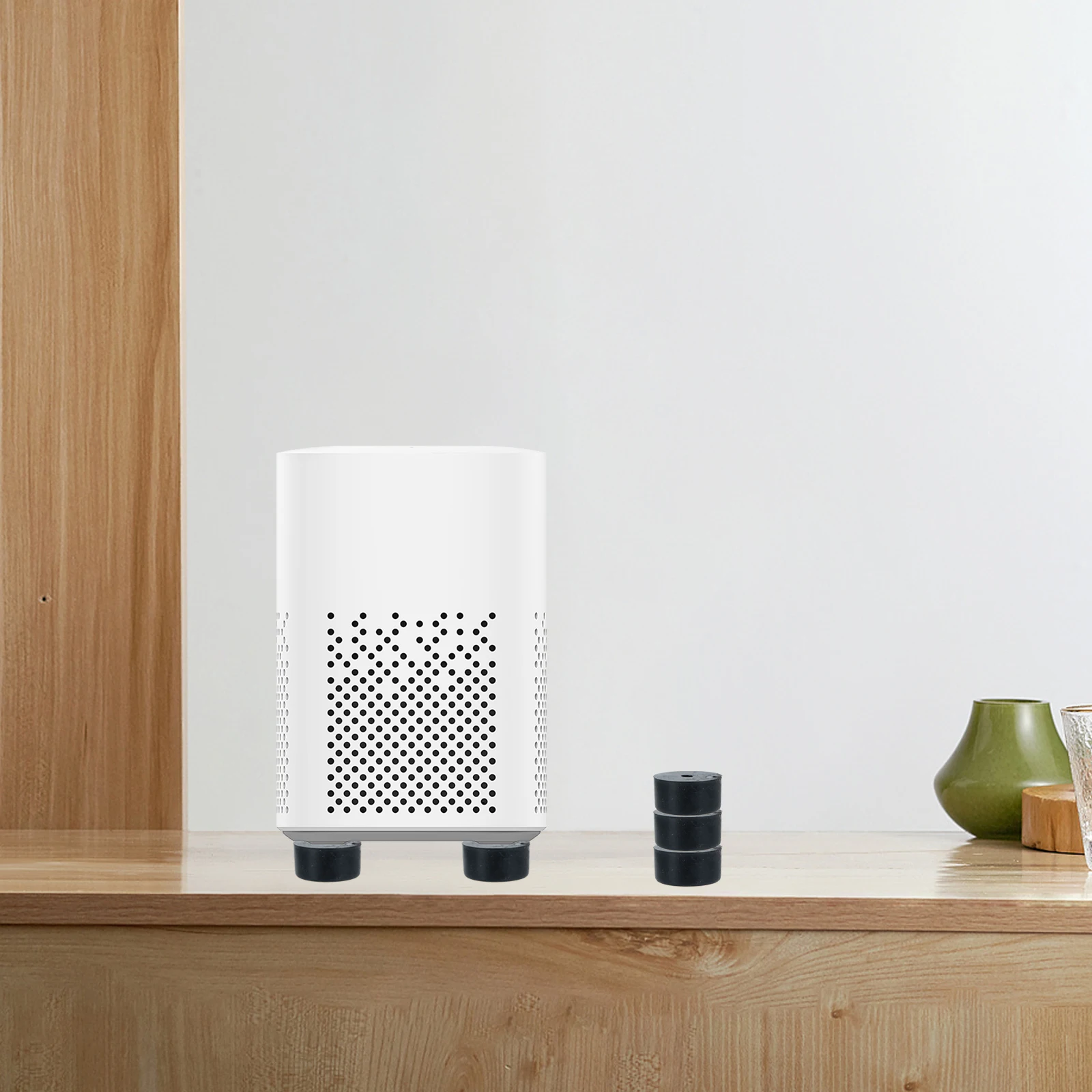 8pcs Rubber Furniture Pads Feet Pads For Amplifier Isolation Shock Absorption Protection Audio Accessories Spike Mat