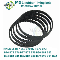 MXL Synchronous Timing belt B66 B67 B68 B70 B71 B72 B73 B74 B75 B76 B77 B78 B79 B80 B81 B82 B83 B84 B85 B86 B87 B88Width 6/10mm