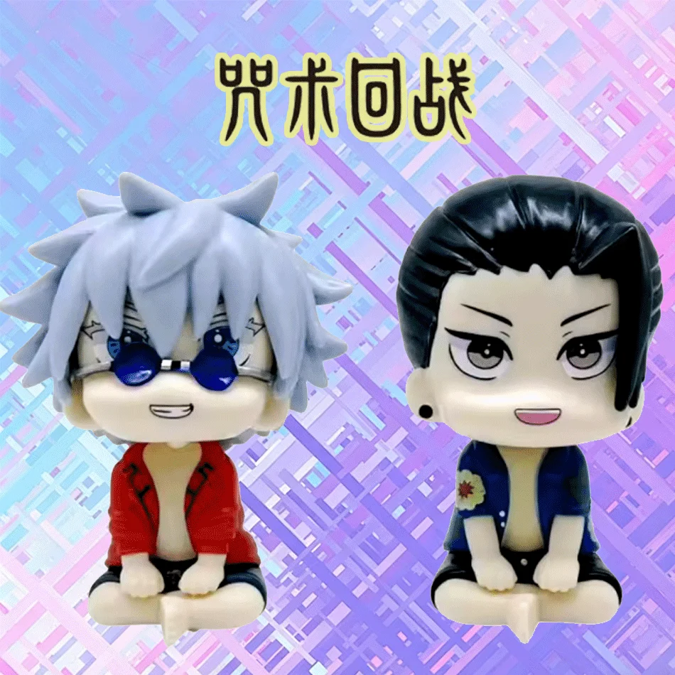 

Anime JJK Figure Summer Gojo Satoru Action Figures PVC Mini Edition Models Geto Suguru Figurine JJK Beach casual wear Gifts