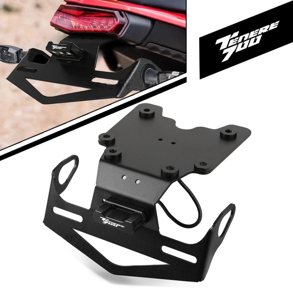 

Задний держатель номерного знака мотоцикла, кронштейн с легким хвостом, аккуратный фиксатор крыльев для Yamaha Tenere 700 XT700Z Tenere 700 19-21