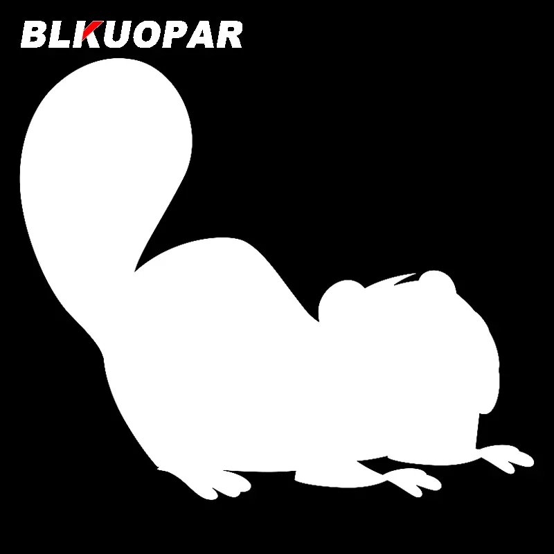 BLKUOPAR ل لطيف سمور صورة ظلية ملصقات السيارات شخصية الشارات الزجاج الأمامي مقاوم للماء كمبيوتر محمول واقية من الشمس الفينيل سيارة التفاف