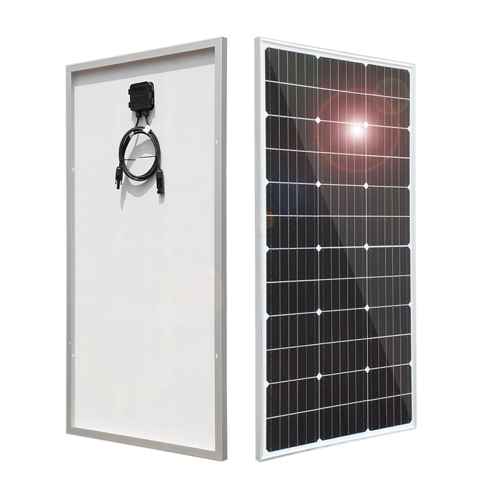 1500w 1000w 600w 450w 300w 150w sert güneş paneli temperli cam monokristal fotovoltaik panel motorlu ev araba balkon için
