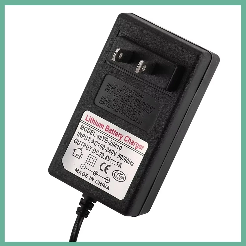 29.4V 1A Scooter Balance Car Electric Connector Convertible Light Lithium Battery Charger DC5.5*2.5mm EU/UK/US Power Adapter E3