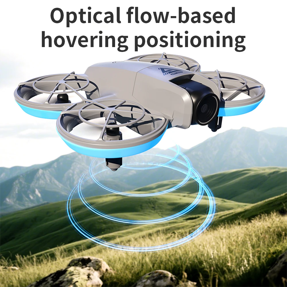 New E69 Mini Drone 4K Profesional Dual Camera Headless Mode Obstacle Avoidance WiFi FPV Drones 360° Flip RC Quadcopter Toys Kids