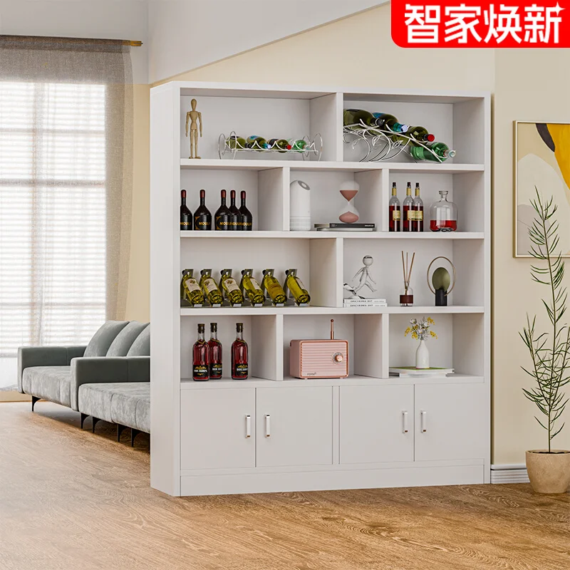 Armoires de curiosité avec porte vitrine en verre avec portes en verre, meubles de construction de Bar extérieur pour placard à vin, placard de rangement