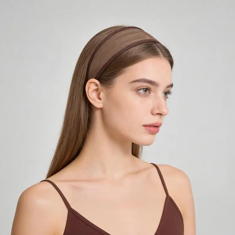 Atmungsaktive Mesh-Stirnbänder mit weichem, rutschfestem Design, perfekt für den täglichen Gebrauch, Make-up, Hautpflege, Yoga, Workout. – Detail 2