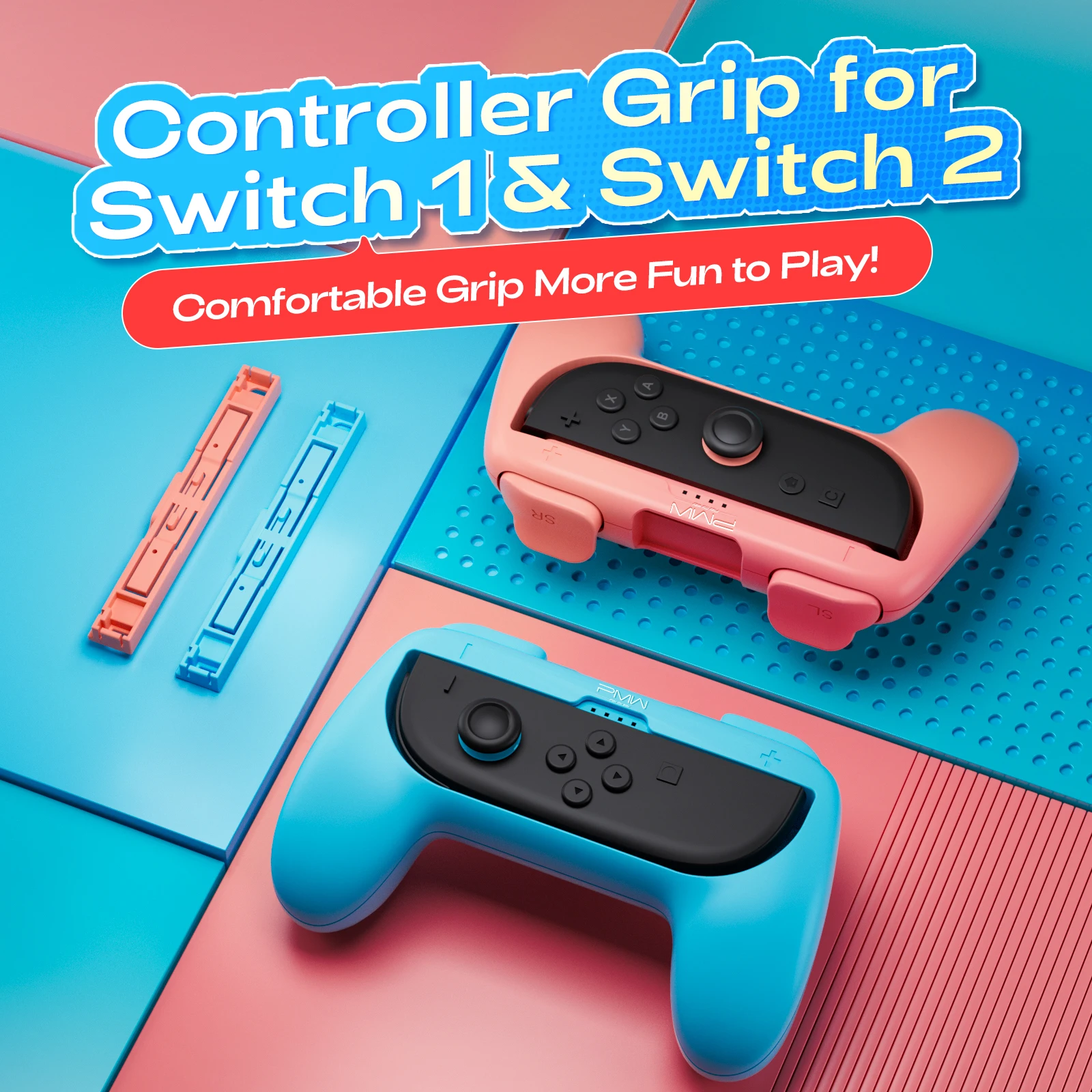 IINE NS/NS2 Universal Joypad Grips/ Compatible with Switch/Switch 2 Dual-Purpose Design /Ergonomic Grip Design - Image 2