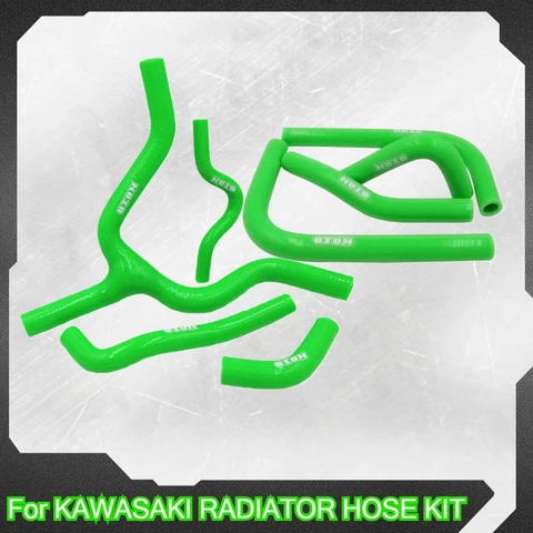 Комплект силиконовых шлангов радиатора для мотоциклов KAWASAKI, трубка для охлаждающей жидкости, KX250F KX450F 2007-2019, аксессуары для мотокросса