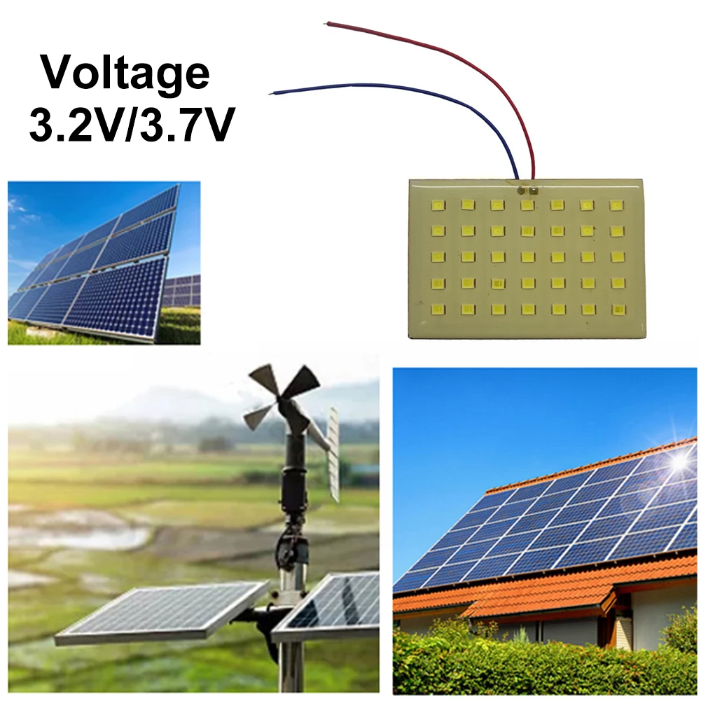 5W Solar Light Board 2835 SMD 35 LED Light Circuit Board 3.2V/3.7V Wall Light Board for Induction Lamp Electrical Supplies