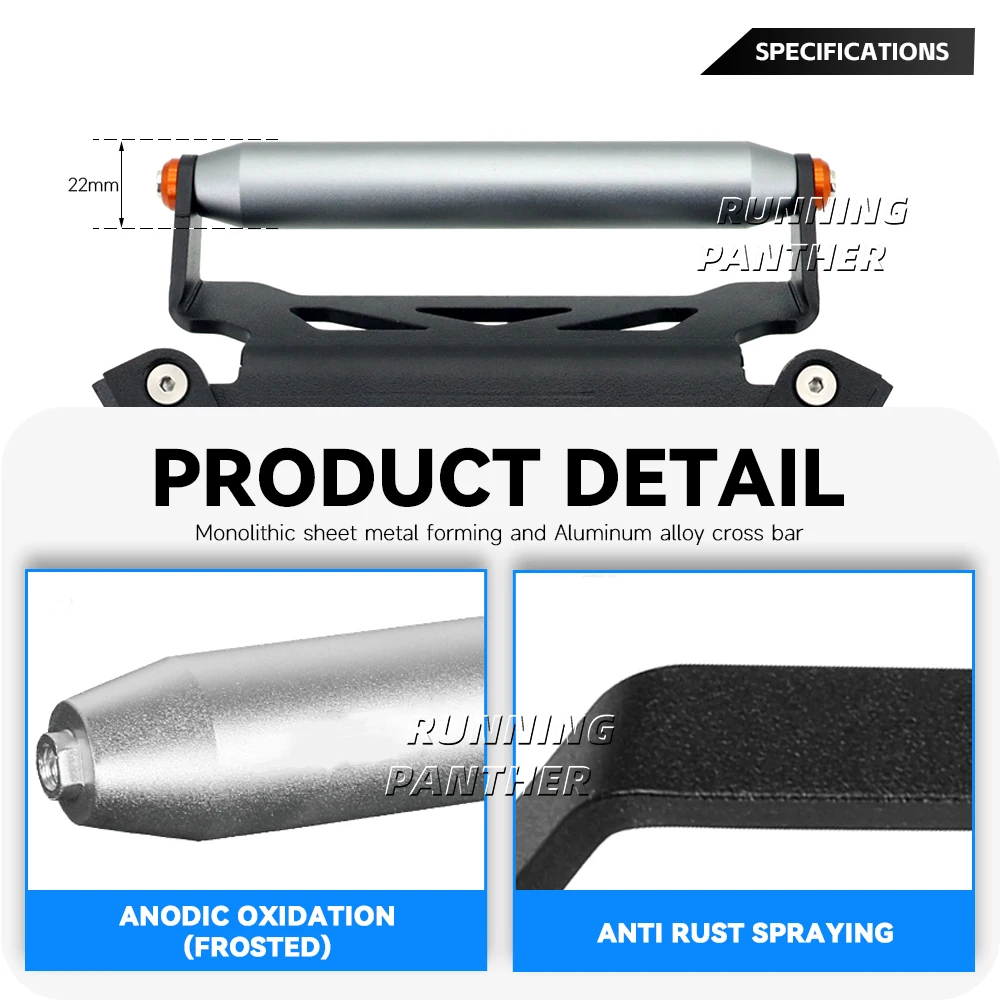 Soporte de navegación GPS para motocicleta, cargador inalámbrico y USB para Honda NSS 350 NSS350 2021 2022 2023