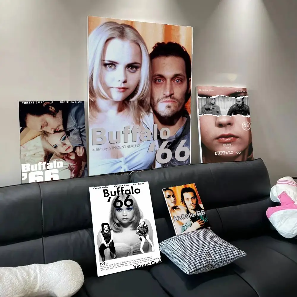 Romance movies B-Buffalo 66 Poster Modern  Wall Art Aesthetic Minimalist Bedroom Decor Cafe Home Gift