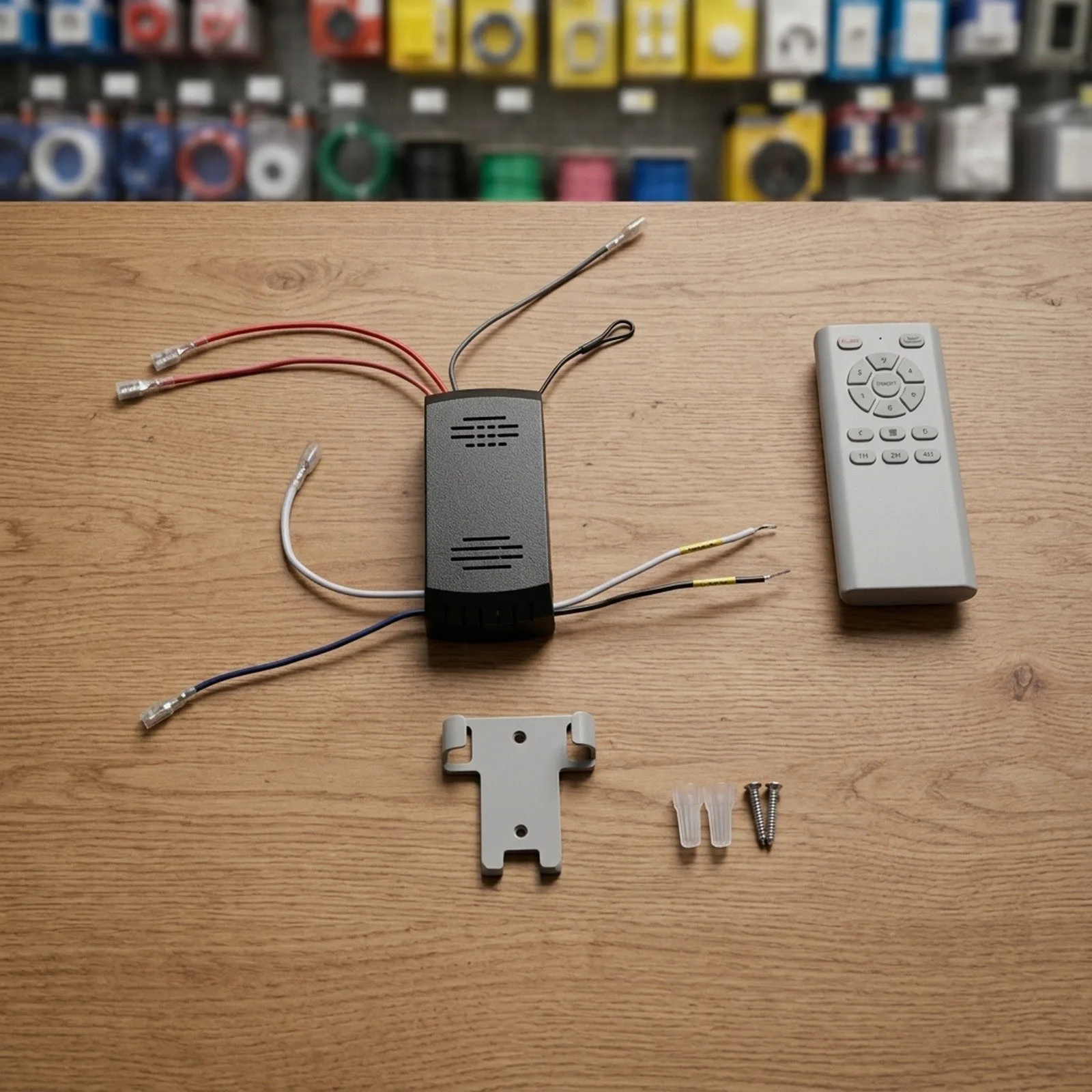 40W 60W Ceiling Fan Light Remote Control with 6 Adjustable Speeds Natural Wind Timer and Quick Connect Wiring Design