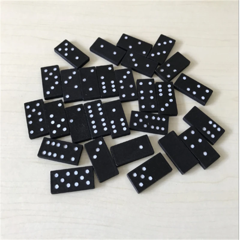 28ชิ้น/เซ็ตไม้ Domino กระดาน Travel ตลกตารางเกม Domino ของเล่นเด็กเด็กการศึกษาของเล่นสำหรับของขวัญเด็ก