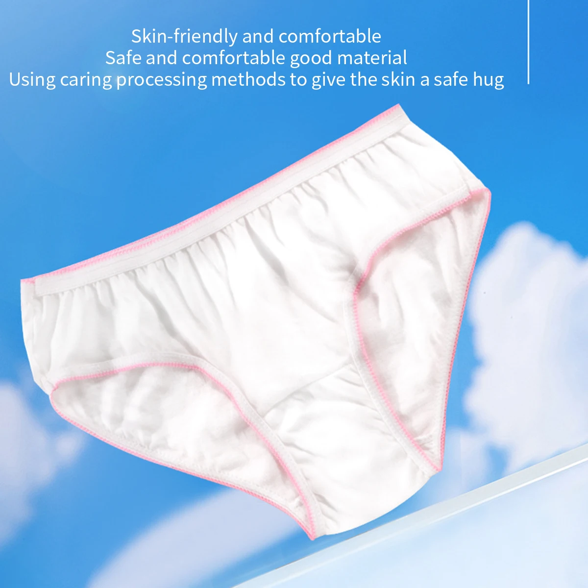 

Mona Belle Disposable 100% Underwear Set – Sterilized for Postpartum Recovery, Hotels & Travel (5 Pieces/Pack, M-XL)