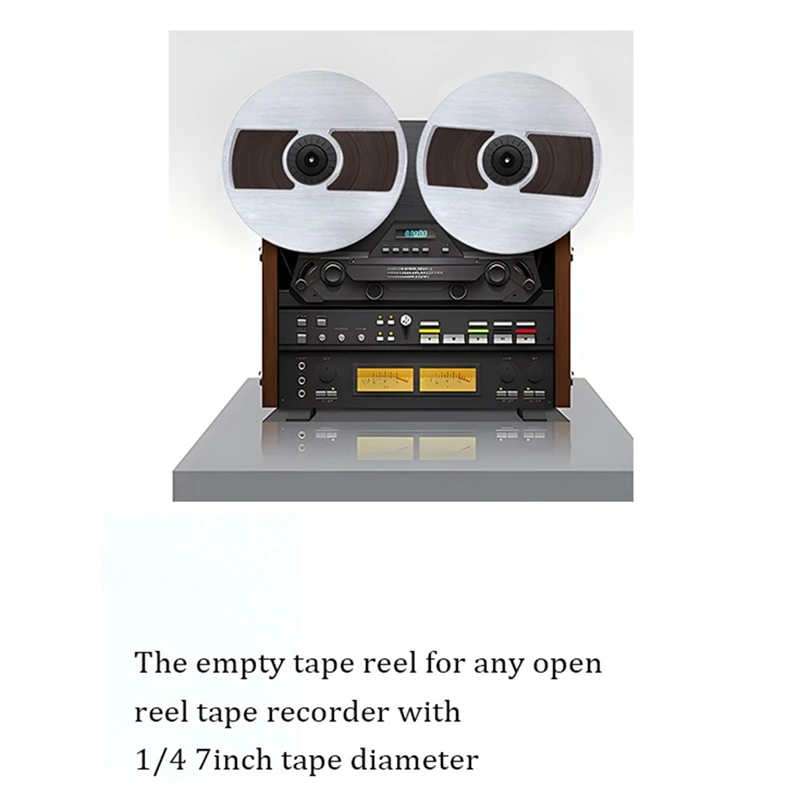 1/4 7 Inch Empty Tape Reel Universal Open Reel Sound Tape Empty Reel For Reel To Reel For TEAC/Revox Studer