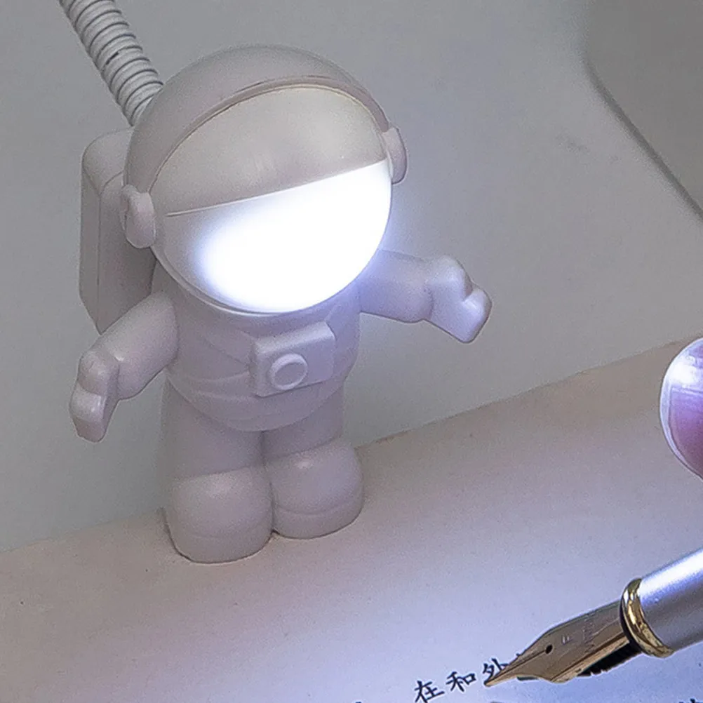 Creative USB Astronaut LED Flexible Night Light for Laptop Pc Computer Reading Bedside Use USB Astronaut Light