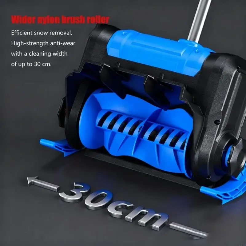 (1 set) Electric snow sweeper Snow removal machine Foldable D7YA