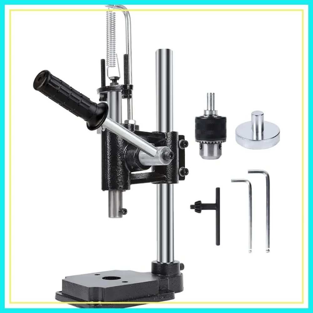 

SKMZ Leather Hole Puncher Manual Punch, Ductile Iron Arbor Press for DIY Parts Punching, Cutting, Forming Pressing