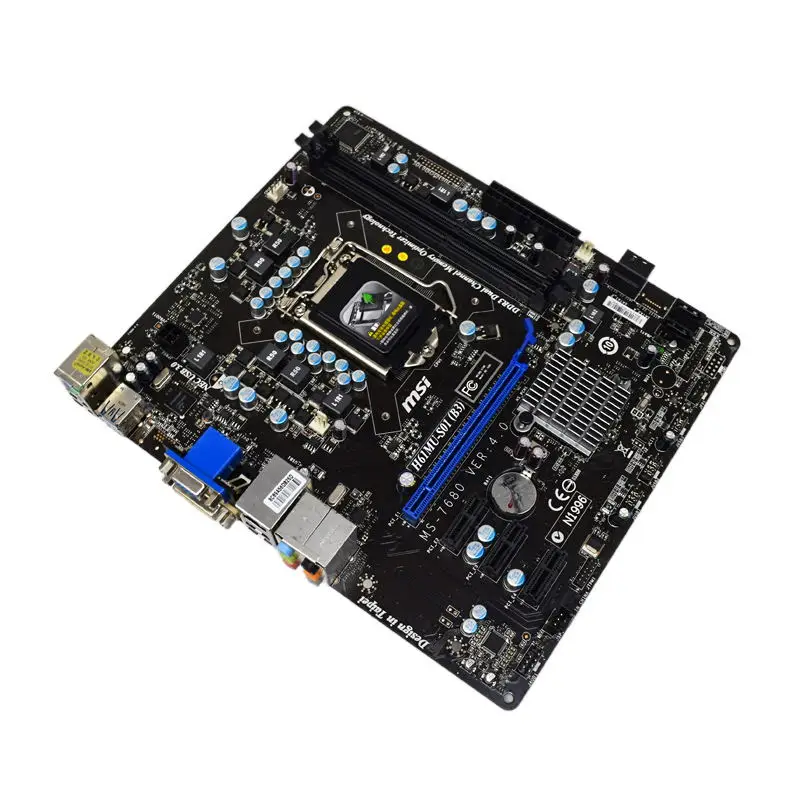 MSI H61MU-S01 B3 Motherboard LGA 1155 Intel H61 DDR3 RAM 8GB support  i5-3570 2120 G550T 2320  3475S 3210 cpu Micro ATX