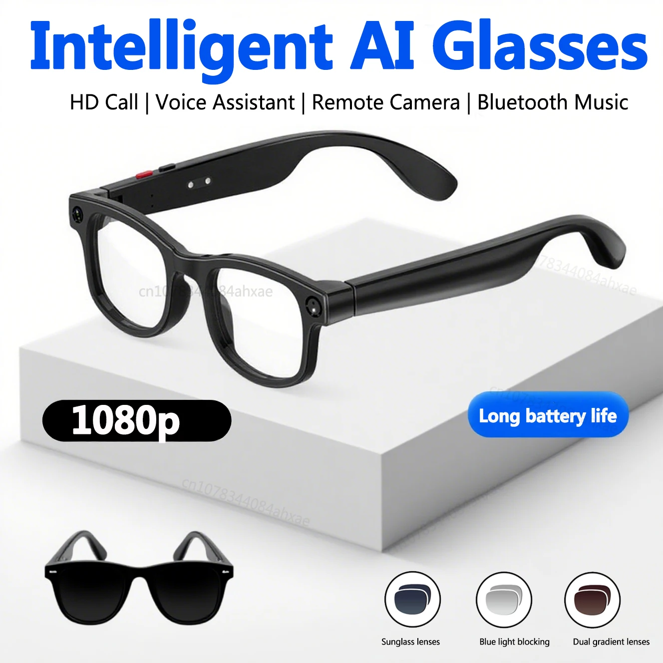 

Умные очки с искусственным интеллектом, запись видео, локальное хранилище, возможности записи, интеллектуальный перевод с высоким пикселем, съемка