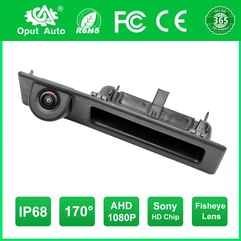 

AHD 1080P Car Rear View Trunk Handle Camera for BMW F30 F10 F11 X3 F25 F31 F46 X1 F48 F22 3 Series 5 Series Vehicle Night Vision