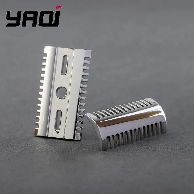 Yaqi Polished 316 Stainless Steel Safety Razor Head - Mellon Finish